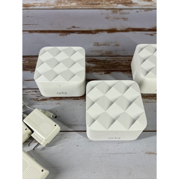 ORBI RBR10 WiFi Mesh Router + 2 RBS10 Satellites - Used Tested - Picture 3 of 9